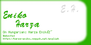 eniko harza business card